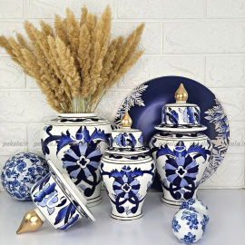 کاپ گلدان جینجرجار قلم آبی