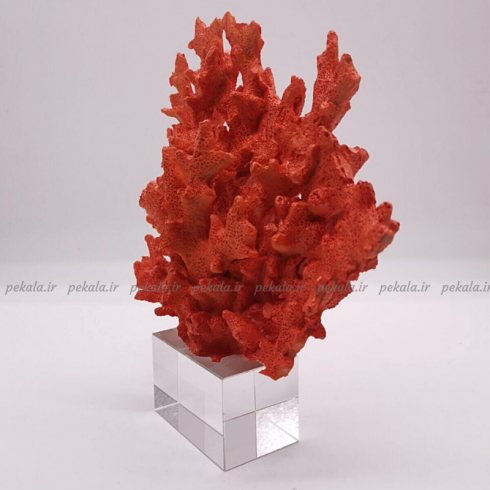مرجان پایه کریستال قرمز