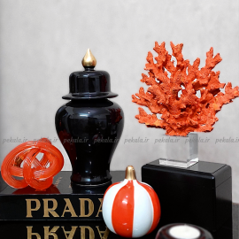 مرجان پایه کریستال نارنجی