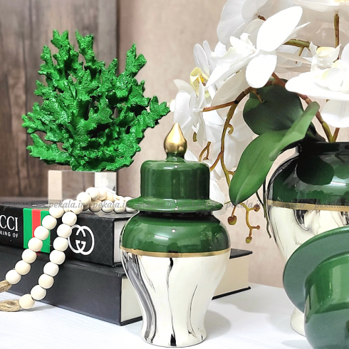 مرجان پایه کریستال سبز