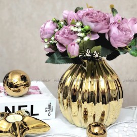 بوته گل پیونی بنفش