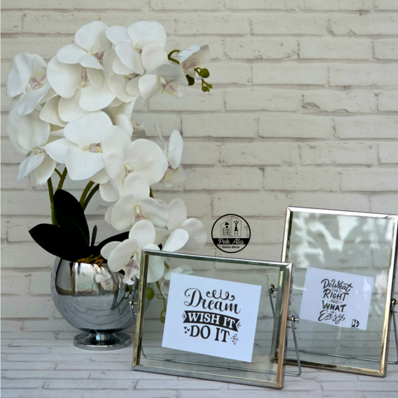 گل ارکیده لمسی سفید