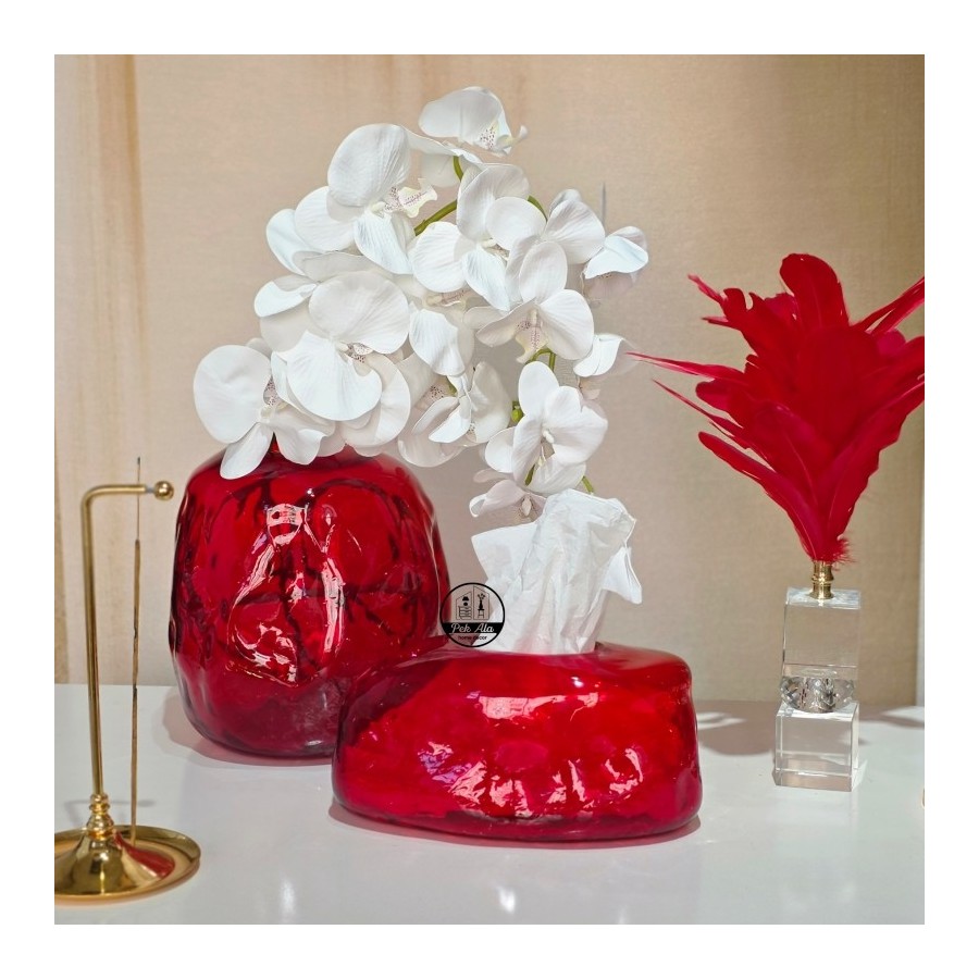 جادستمالی دفرمه تکی قرمز